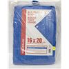 Image 1 : HOMEBASE ALL PURPOSE TARP  16X20FT