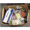 Image 1 : BOX LOT OF ASSORTED PACKAGED ITEMS