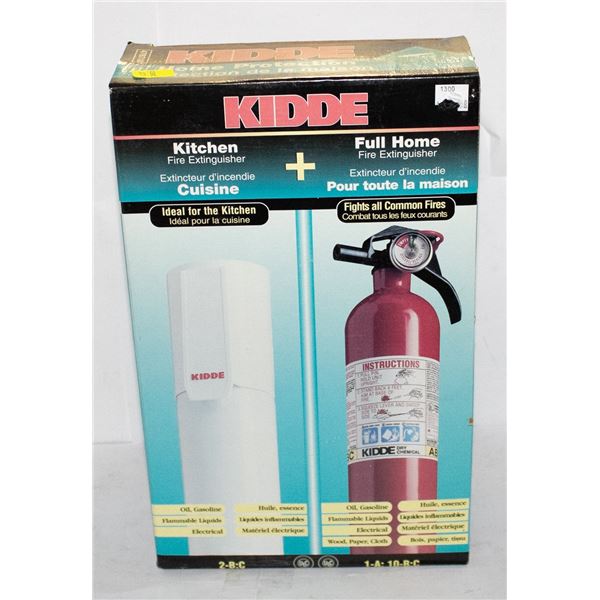 KIDDE HOME PROTECTION FIRE EXTINGUISHERS