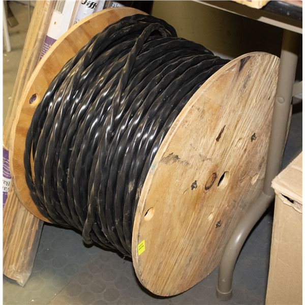 PARTIAL SPOOL OF 10-3CU WITH GROUND CSA 300V WIRE