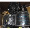 Image 1 : LOT OF 3 12" X 20FT GARDEN SNAKE INSULATORS