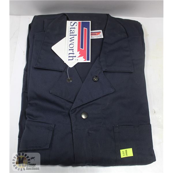 NEW STALWORTH NAVY-BLUE COVERALLS SIZE 42T