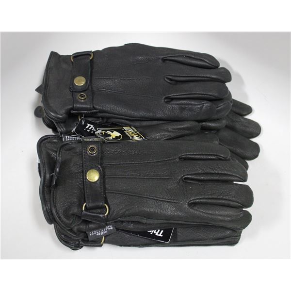 6 NEW PAIRS OF THINSULATE PREMIUM DEER SKIN GLOVES