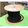 Image 1 : PARTIAL ROLL OF BLACK TWISTED POLY ROPE 1/2"X335'