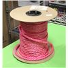 Image 1 : PARTIAL ROLL OF POLYPROPYLENE RED ROPE 1/2"X335FT