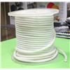 Image 1 : PARTIAL ROLL OF DOUBLE BRAIDED WHITE NYLON ROPE