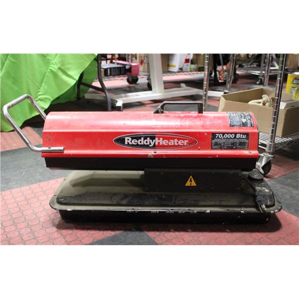 REDDY HEATER KEROSENE FORCED AIR HEATER WITH