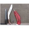 Image 1 : Indian Gurkha Kukri Knife With Velvet Sheath