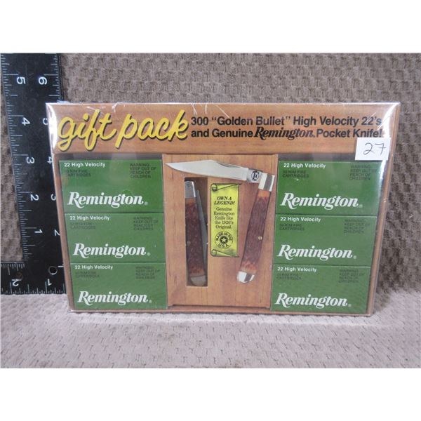 Remington Gift Pack - 300 .22 HV "Golden Bullet"
