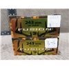 Image 2 : 243 Win. 95gr Centerfire Cartridges - Fusion - 2 boxes of 20