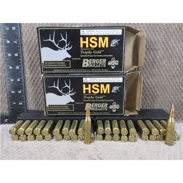 243 Win. 95gr HPBT HSM Centerfire Cartridges