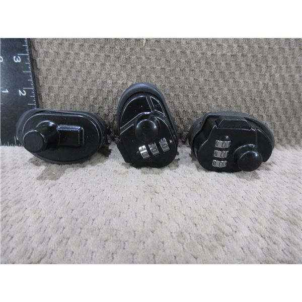 3 Combination Trigger Locks - Set on 000