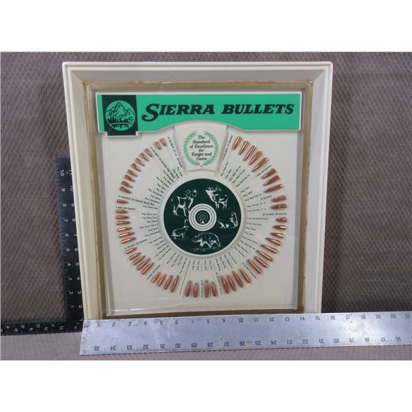 Sierra Bullets Board - Sold From 1965 - 1969