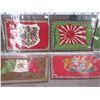 Image 2 : 6 Vintage Tobacco Co. Felt Flags - 10 1/2" x 7 1/4"