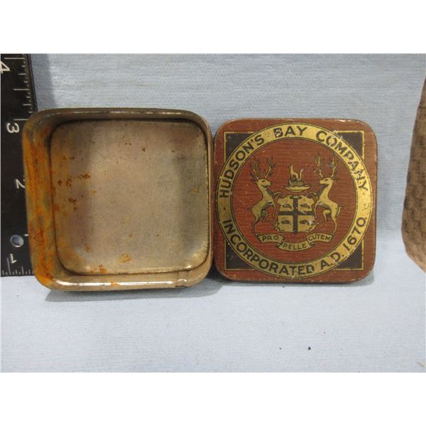 Hudson's Bay Co. Cut Plug Tobacco Tin