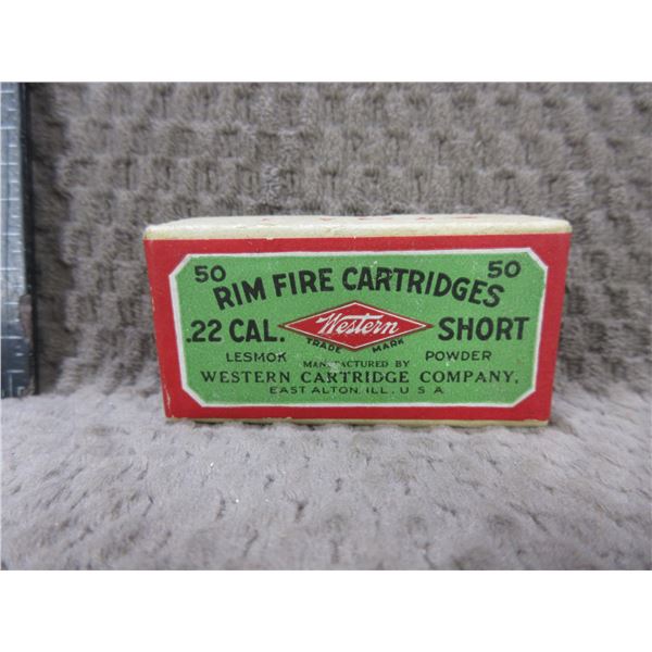 Collector Ammo - 22 Short Western RF Cartridges