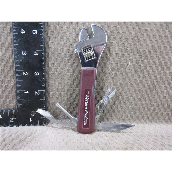 Western Producer's Crescent Wrench/Multi-Tool