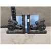 Image 1 : Wood Cannon Book Ends