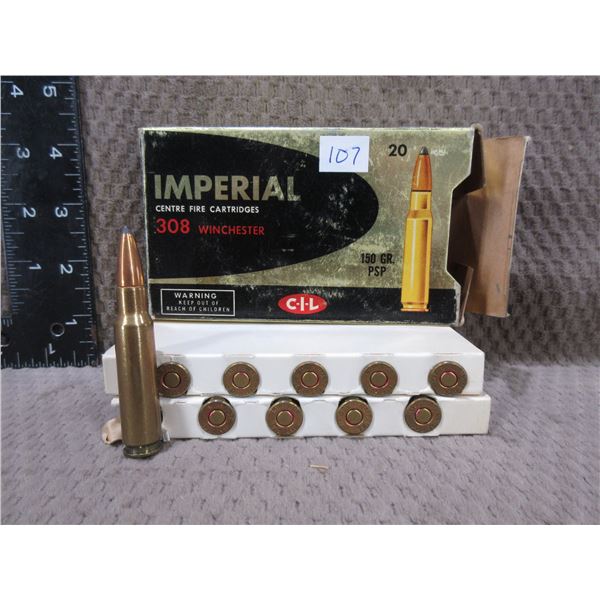 Collector Ammo - 308 Win. 150gr PSP CF Imperial CIL