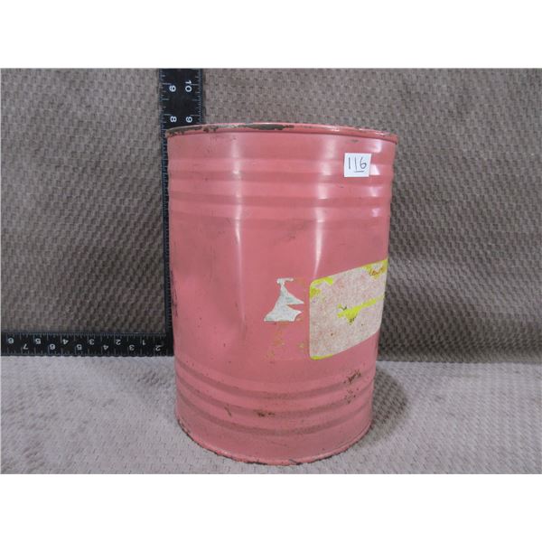 Vintage Hercules Red Dot 3lb Empty Powder Can