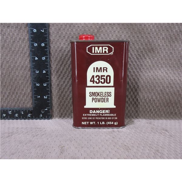 Vintage IMR 4350 Smokeless Powder Tin - Appears Full
