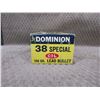 Image 2 : Collector Ammo - 38 Special 158gr Dominion CIL