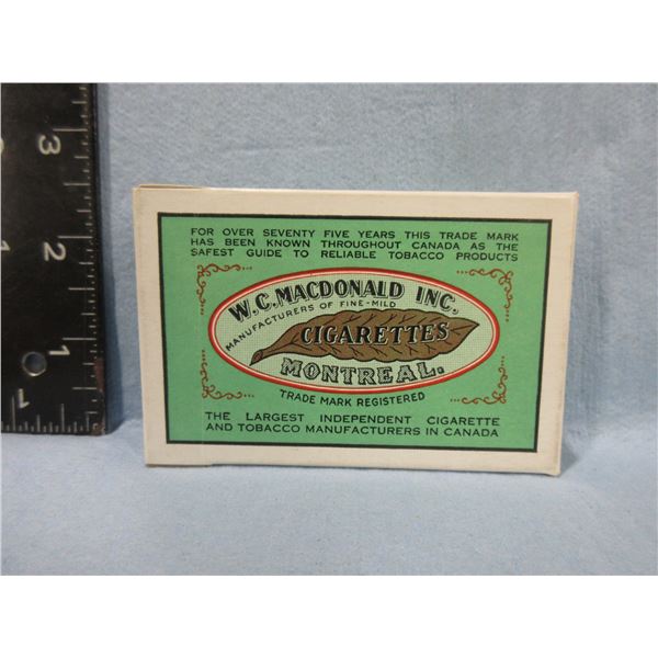 Vintage Playing Cards - W.C. MacDonald Menthol