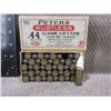 Image 1 : 44 Game Getter 115gr Round Ball Peters Rustless