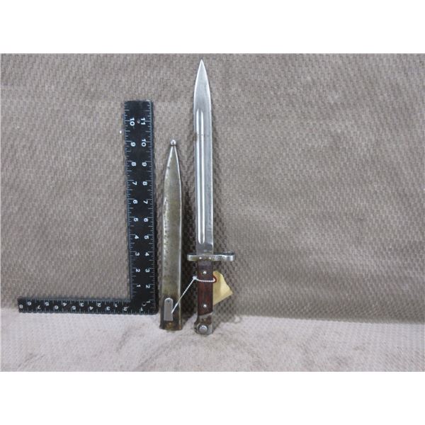 Austrian Mannlicher M95 Bayonet From WWI With Scabbard
