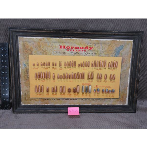 Hornady Bullets Board - 22 1/4" x 14 1/2"
