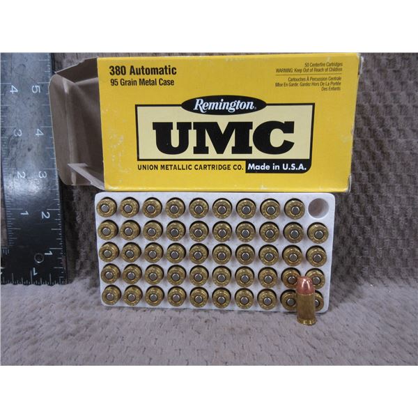 Collector Ammo - 380 Auto 95gr Rem. UMC - Box of 50