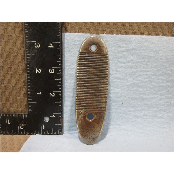 Savage 99 Steel Butt Plate with Indigenous Profile