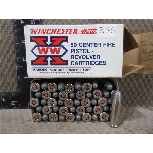 38 Special 158gr Win. Pistol/Revolver Cartridges - Box of 50