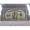 Image 1 : 1923 Canadian 25 Cent Bill - Shinplaster