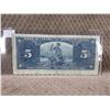 Image 2 : 1937 Canadian 5 Dollar Bill