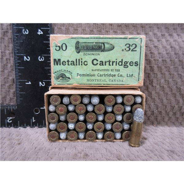 Collector Ammo - 32 Long CF Dominion Metallic Cartridges