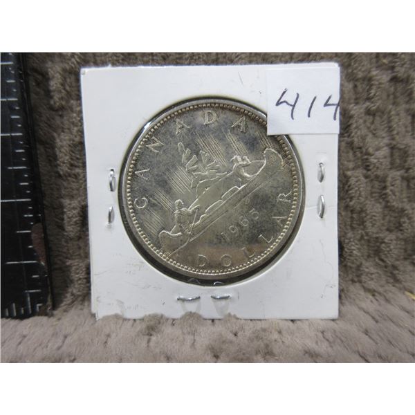 1965 Canadian Silver Dollar - 800 Silver