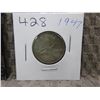 Image 1 : 1947 Canadian 25 Cent Piece - 800 Silver