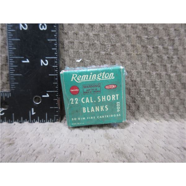 Collector Ammo - 22 Short Blanks Remington - Box of 50