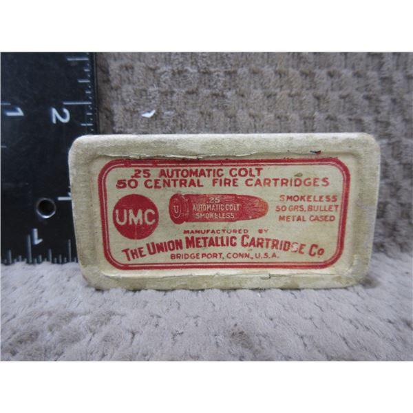 Collector Ammo - 25 Auto Colt 50gr UMC Cartridges
