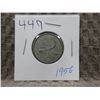Image 1 : 1956 Canadian 25 Cent Piece - 800 Silver