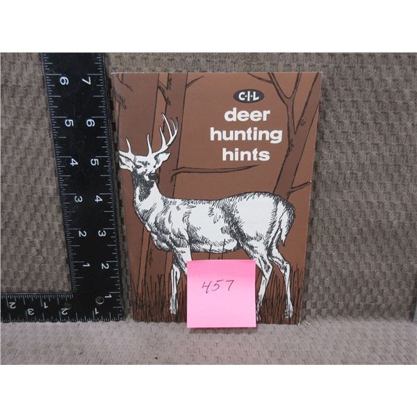 1950's CIL Deer Hunting Hints Book
