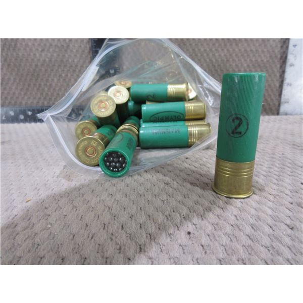 12 Ga. 3" 2 Shot Olympic Gevelot - Bag of 24
