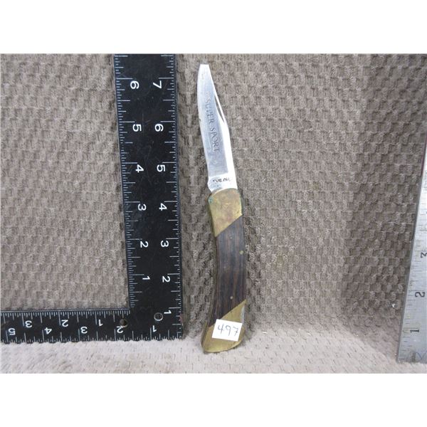 Pocket Knife - Valor Super Sport  - Locking - Tip is Broken