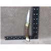 Image 1 : Pocket Knife - Locking - Wood & Brass Handle