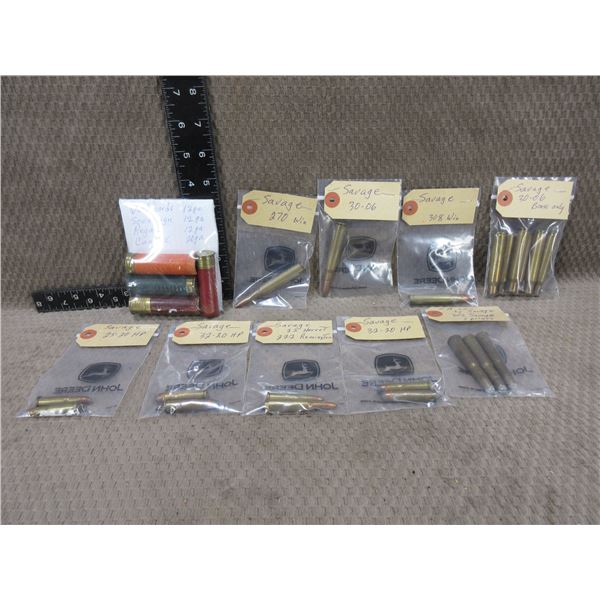 Lot of Misc. Shotgun Shells, Rifle Shells & Brass