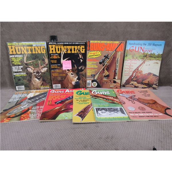 9 Hunting Magazines from 60's, 70's, 80's