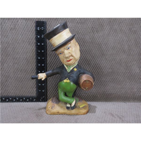 W.C. Fields Ceramic Statue