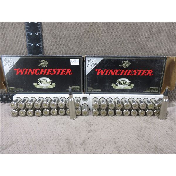 300 WSM 180gr Ballistic Silvertip Win. CF Cartridges