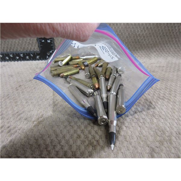 Bag of 34 Misc. Cartridges